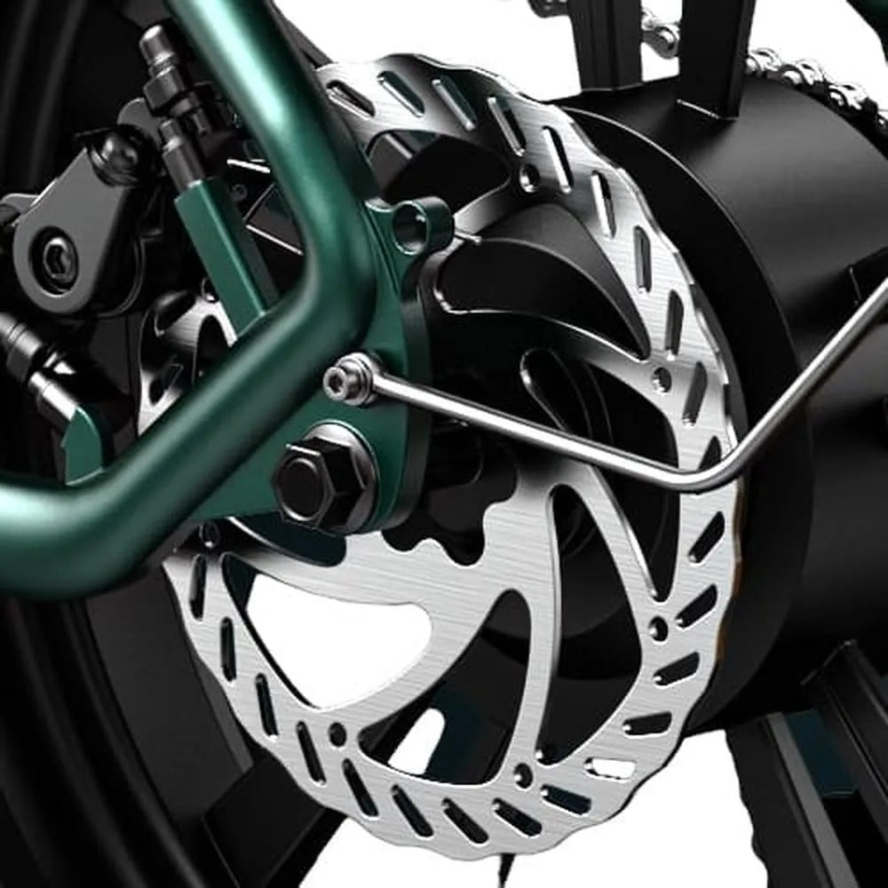 ENGWE M20 - Vélo tout-terrain à pneus larges - Blanc + Système d'alarme + Support de téléphone