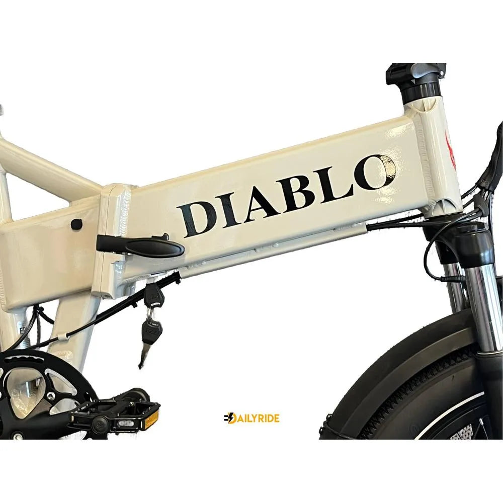 Diablo Storm - Fatbike - Vélo électrique pliant - Gris Fashion