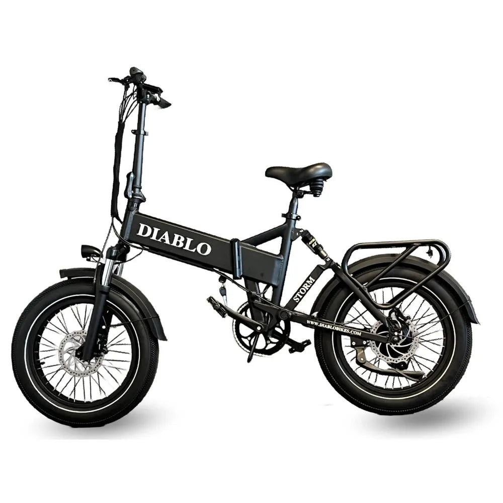 Diablo Storm - Vélo pliant - Noir mat