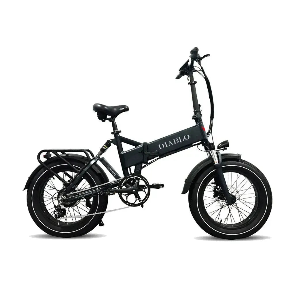 Diablo Storm - Vélo pliant - Noir mat