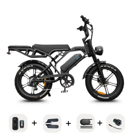 V20 Pro 4.0 2025 (Offre Combinée) + Système d'Alarme + Siège Arrière + Repose-pieds + Poignée d'Accélérateur