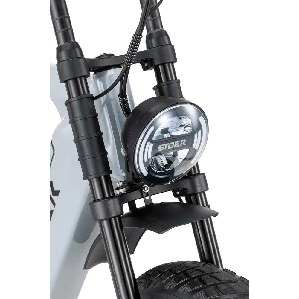 STOER Vélos Urban X - Vélo tout-terrain à pneus larges - Gris