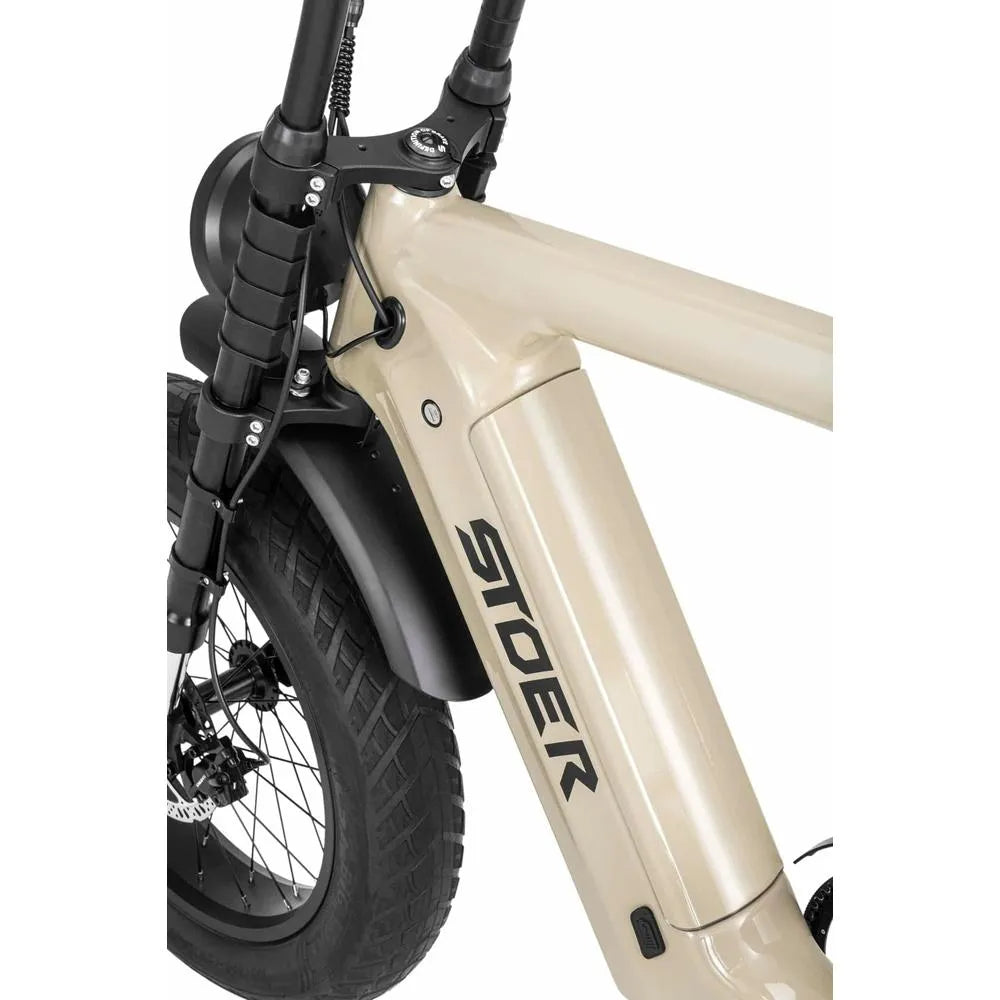 Vélos STOER Urban X - Vélo à pneus larges - Taupe