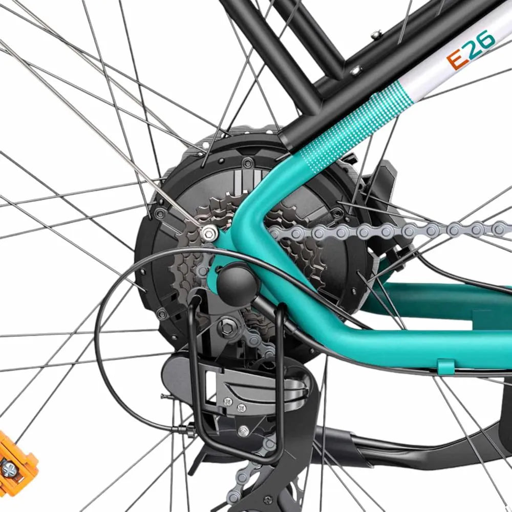 ENGWE E26 - Faible hauteur d'entrée - Bleu + Support de téléphone