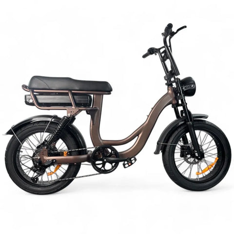 EB8 - Vélo tout-terrain à gros pneus - Café