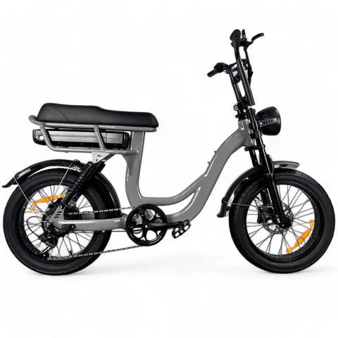 EB8 - Vélo tout-terrain à gros pneus - Gris