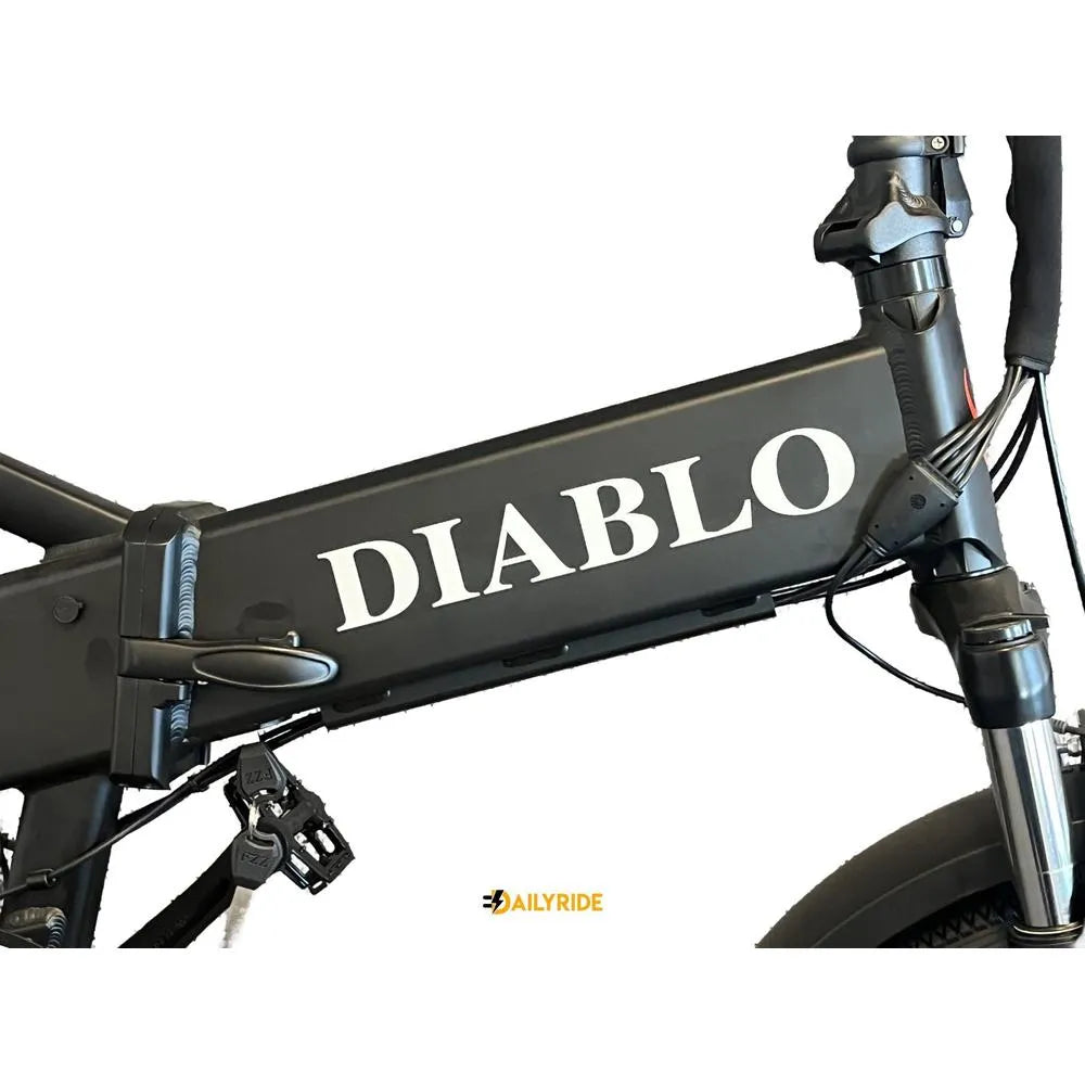 Diablo Storm - Vélo pliant - Noir mat