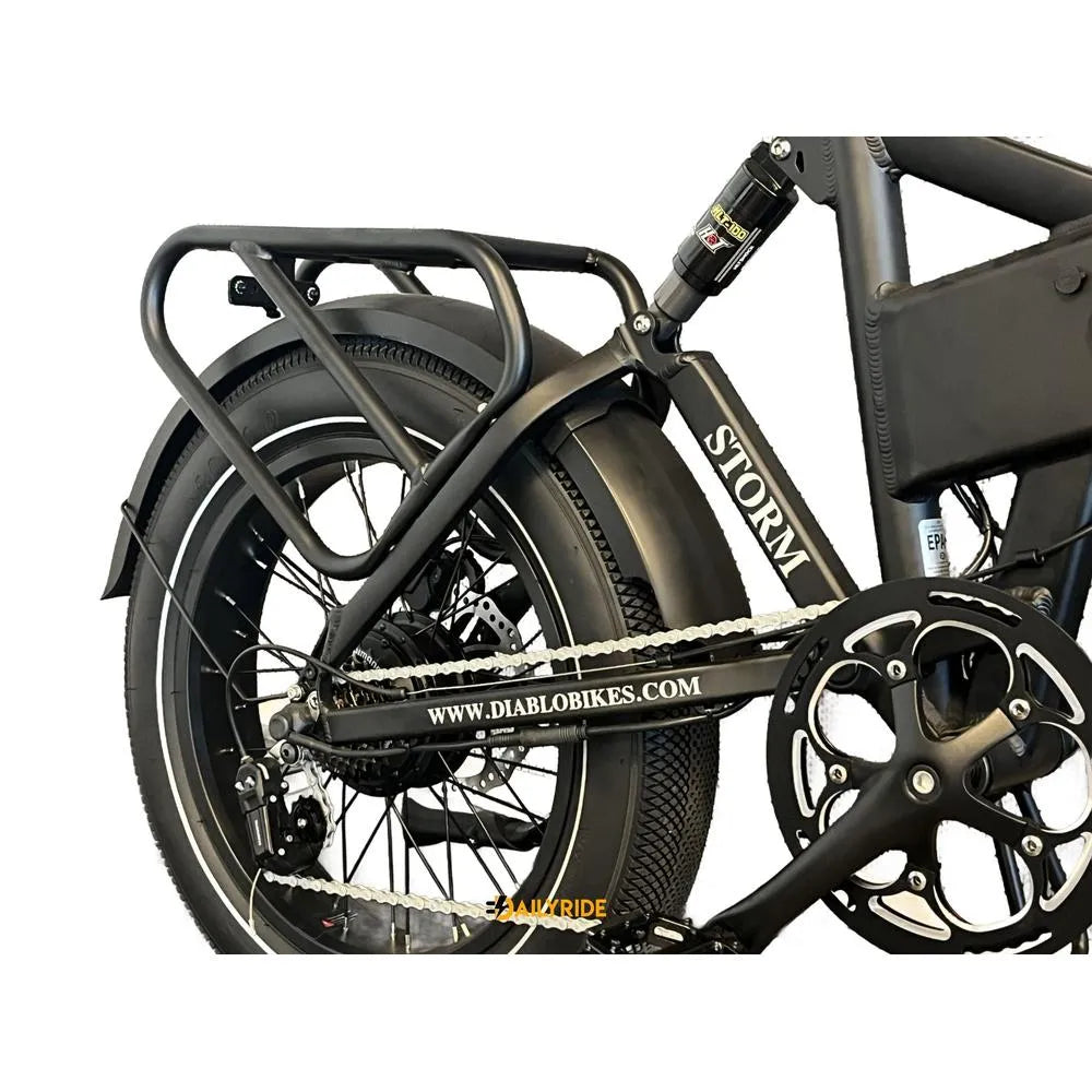 Diablo Storm - Vélo pliant - Noir mat