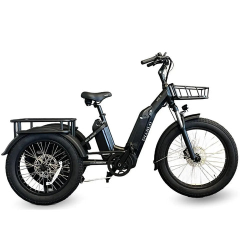 Diablo Big Foot Tricycle - Vélo électrique pour personnes à mobilité réduite - Noir mat