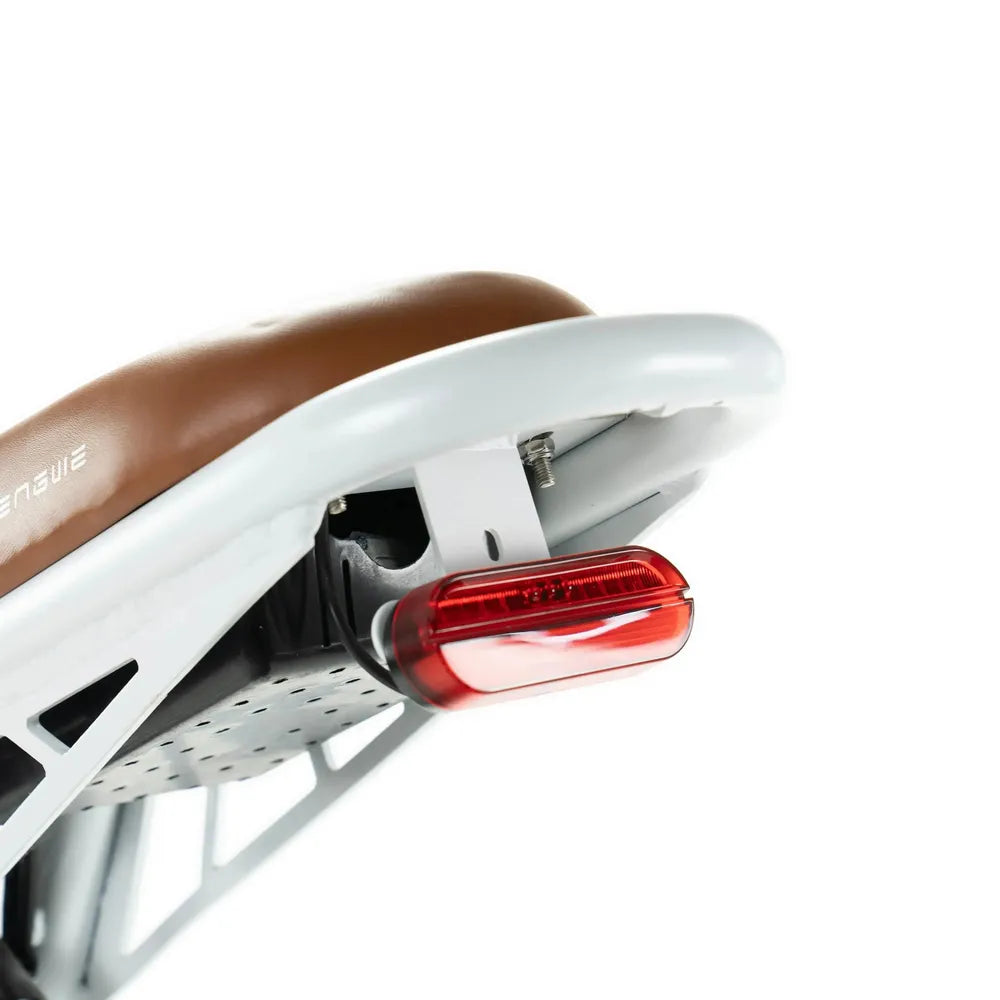 ENGWE M20 - Fatbike - Blanc + Système d'alarme + Support téléphone