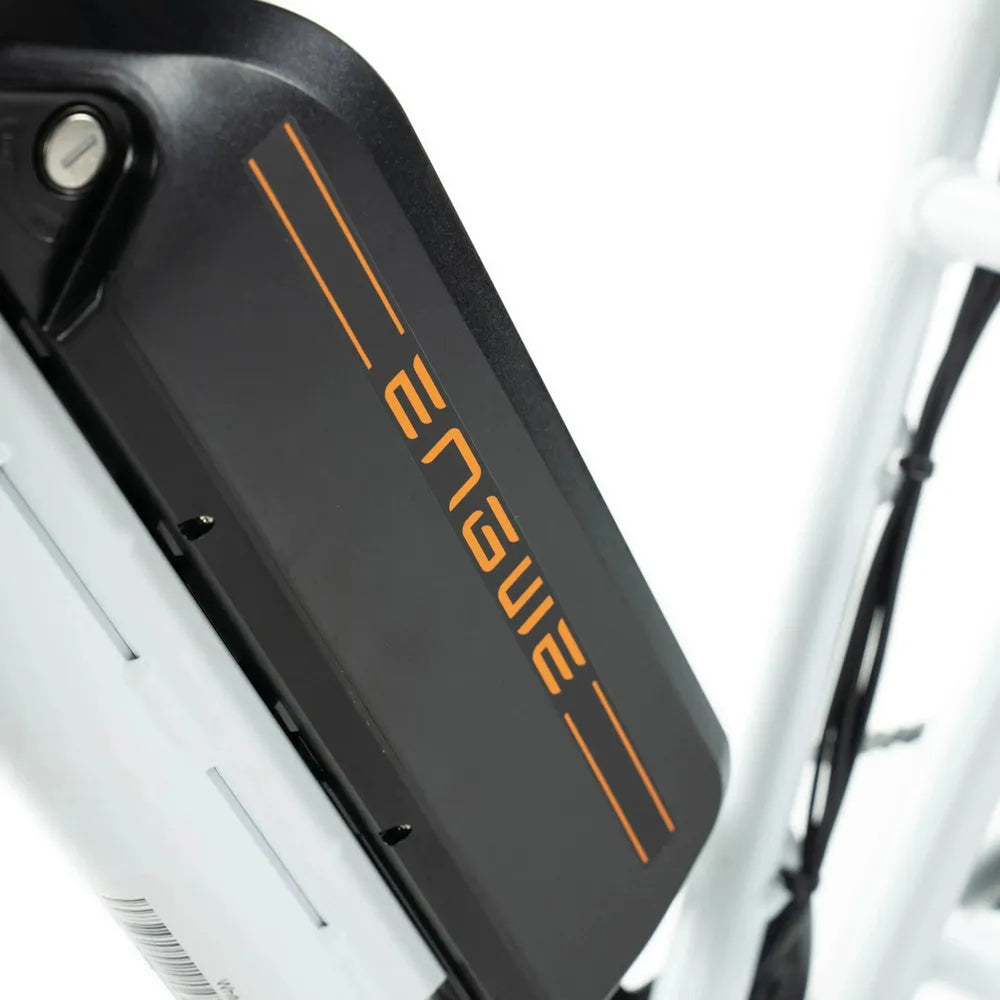 ENGWE M20 - Fatbike - Blanc + Système d'alarme + Support téléphone