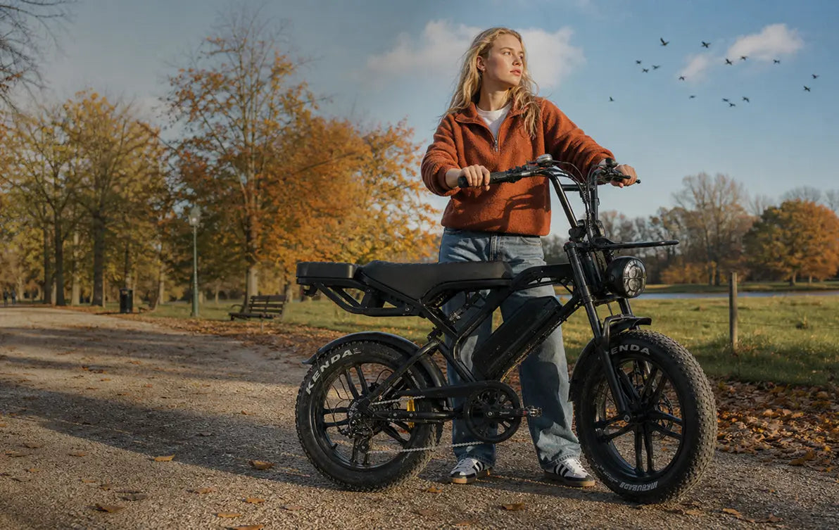 Votre fatbike. Jusqu'à 25 km/h. Livraison gratuite.