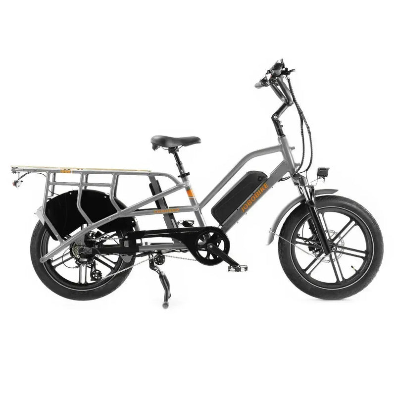 JOBOBIKE Transer - Longtail - Gris Argenté