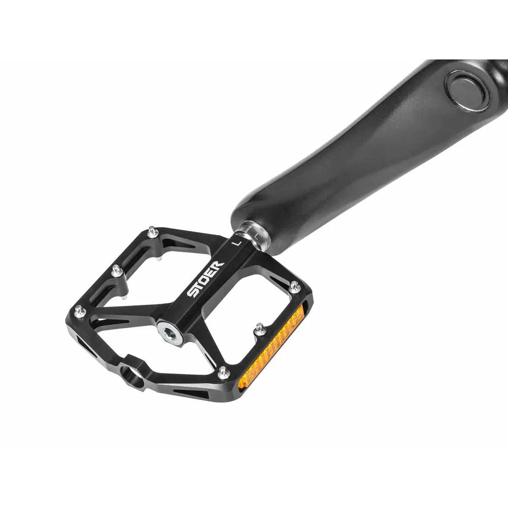 STOER Vélos Urban X - Vélo tout-terrain à pneus larges - Gris