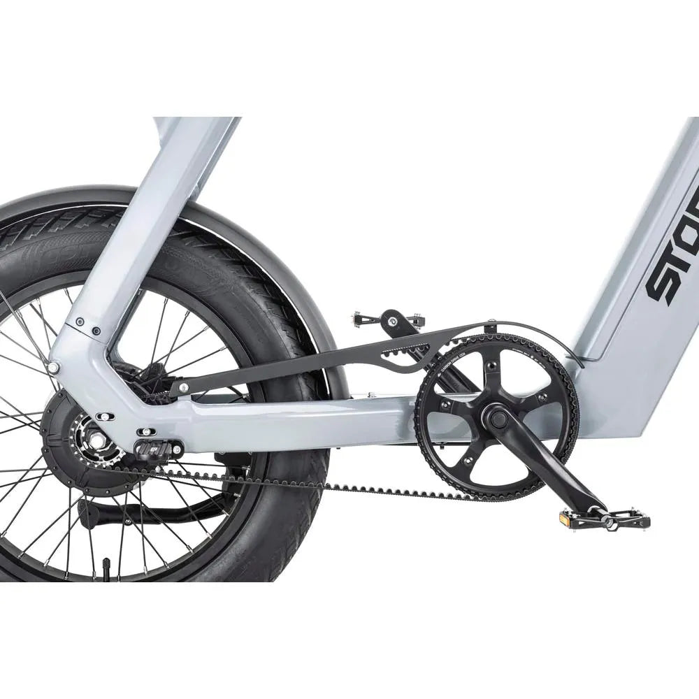 STOER Vélos Urban X - Vélo tout-terrain à pneus larges - Gris