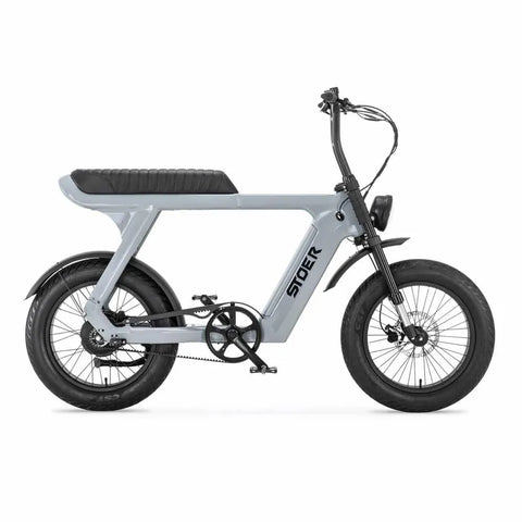 STOER Vélos Urban X - Vélo tout-terrain à pneus larges - Gris