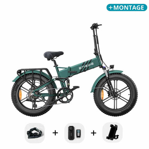 Engwe Engine Pro 2.0 - Vélo pliant électrique - Vert